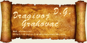 Dragivoj Grahovac vizit kartica